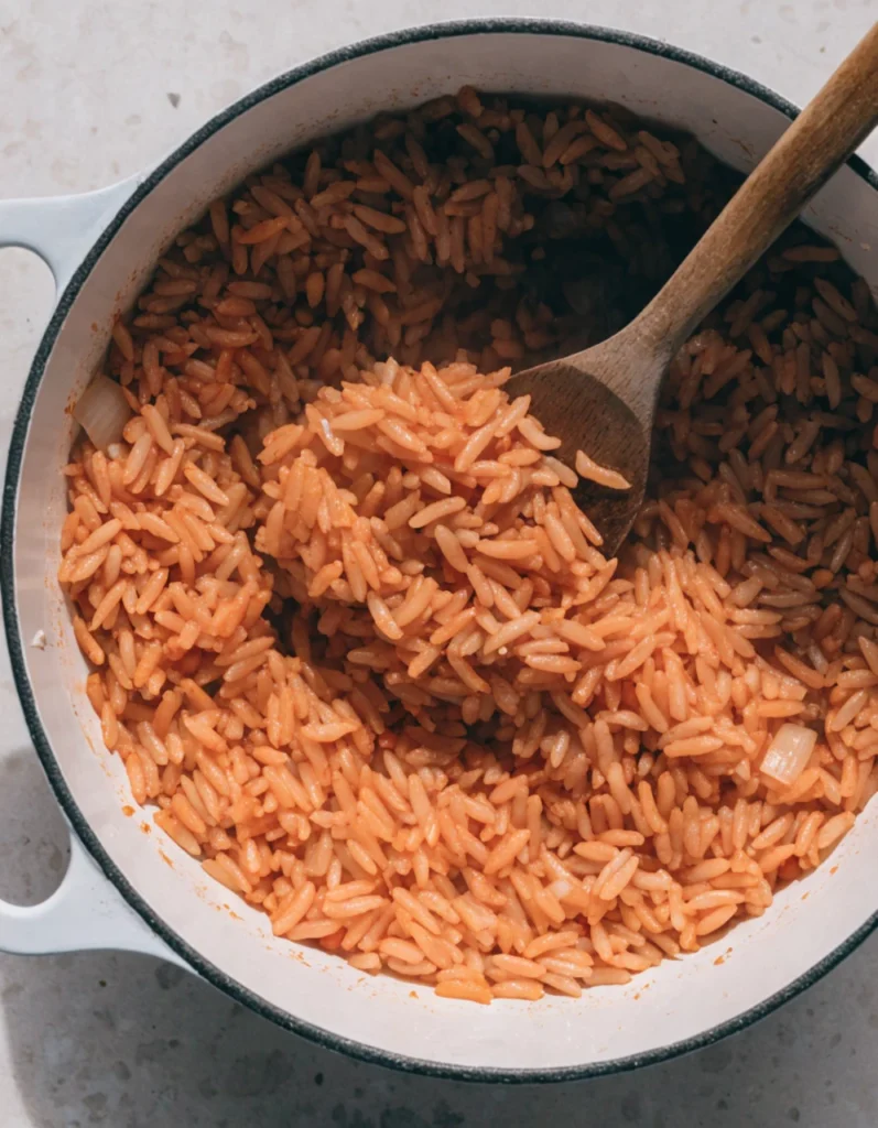 Easy Mexican Rice Recipe (Arroz Rojo)