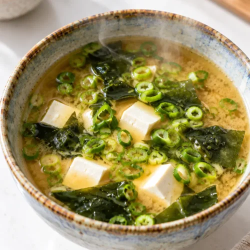 Final Serving Of Homemade Miso Soup Recipe