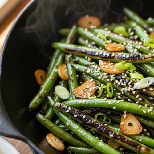 Easy Chinese Garlic Green Beans Recipe