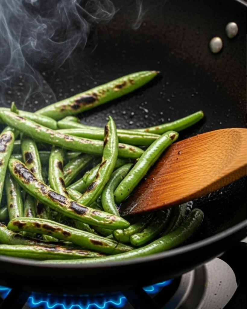 Step 2: Blister the Green Beans