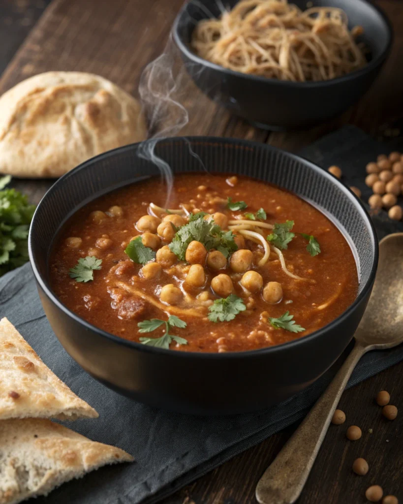 Serving of the best north african soup